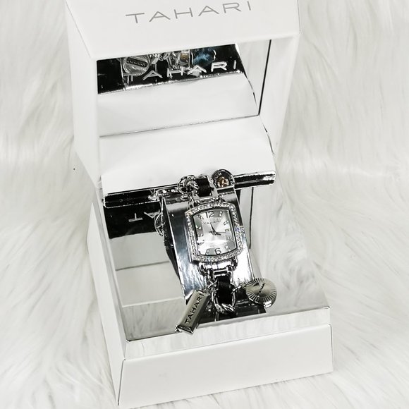 TAHARI Women\'s Silver Bling Rhinestones Watch main image 4